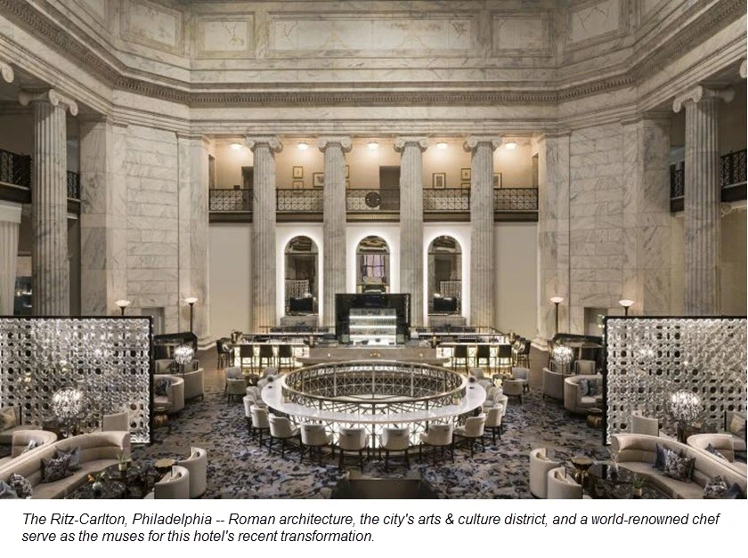 Ritz-Carlton Philadelphia restaurant & lobby