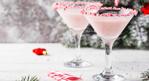 Candy Cane Holiday Mocktail